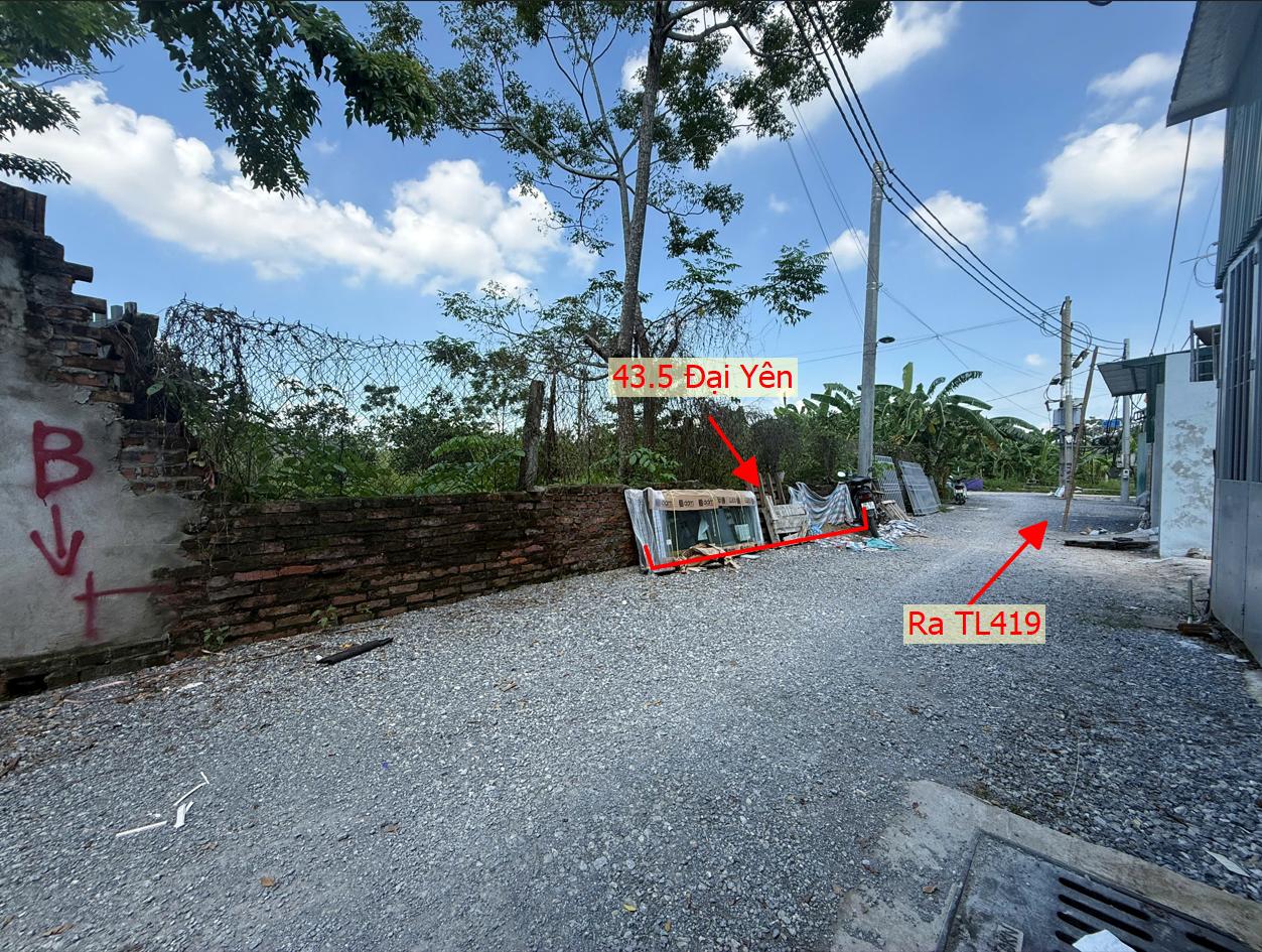 Hình ảnh Bất Động Sản Chương Mỹ Bán Đất Khu Vực Xã Đại Yên Cũ Đường Thông Ô Tô Ngay Gần TL419 Cách Trường CMA Chỉ Hơn 1km