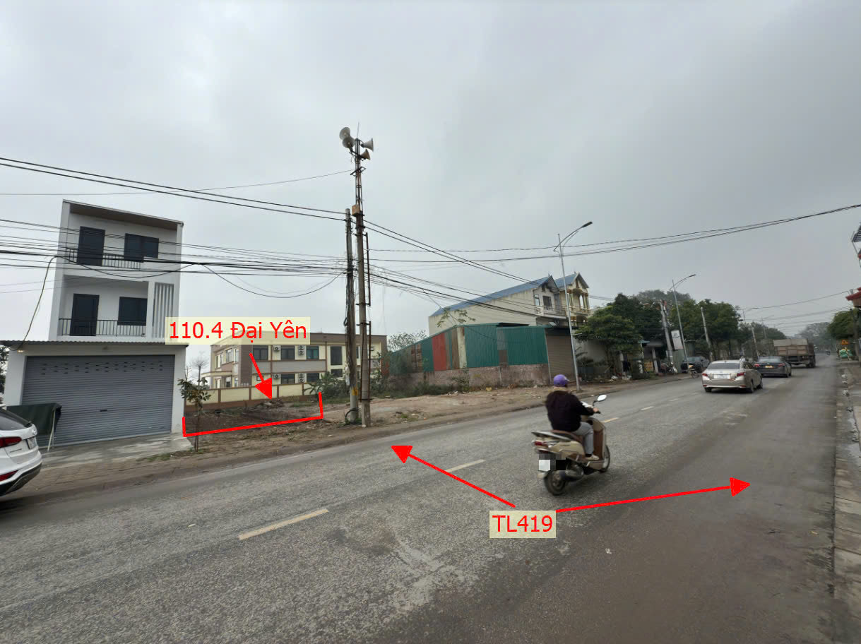 Hình ảnh Đất Mặt Đường TL419 Đại Yên Chương Mỹ Kinh Doanh Sầm Uất Sát Thị Trấn Chúc Sơn 