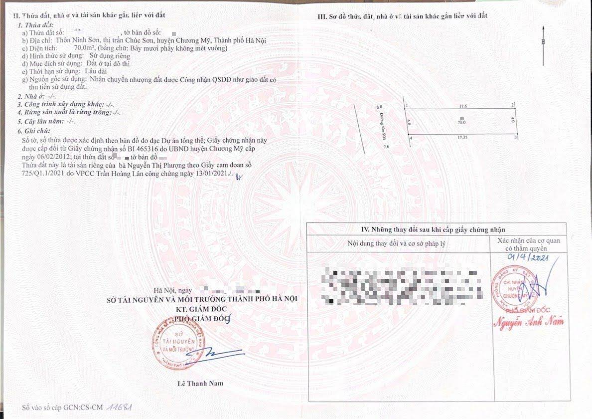 Hình ảnh Nhỉnh 2 Tỷ Sở Hữu Lô Đất Ở Thị Trấn Chúc Sơn Ngay Trung Tâm Hành Chính Của Huyện 