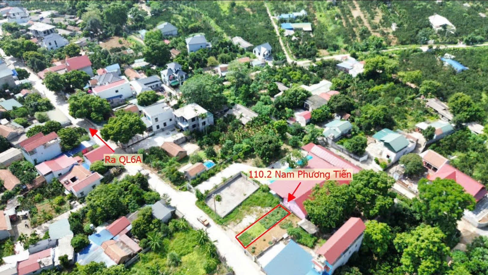 Hình ảnh Bán Thửa Đất 110.2m Tại Nam Phương Tiến Mặt Trục Kinh Doanh Liên Xã Gần Hồ Miễu Cực Đẹp