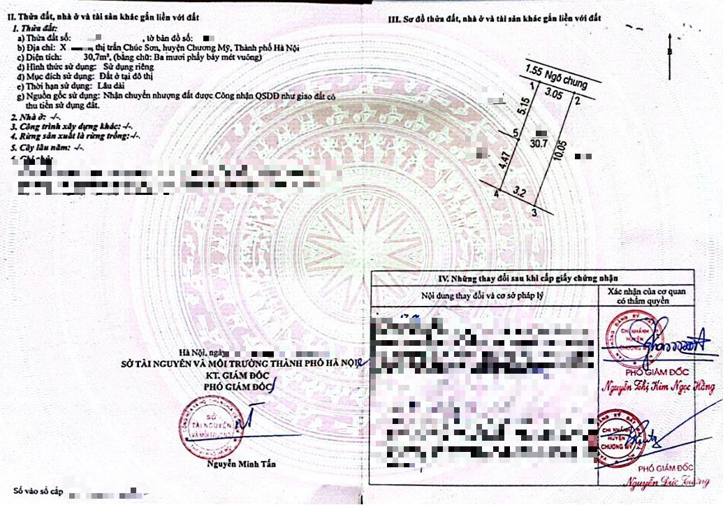 Hình ảnh Bán Thửa Đất 30.7m Tại Chúc Sơn Sát Trục Chính Kinh Doanh Ngay Gần QL6A Giá Chỉ Vài Tỷ