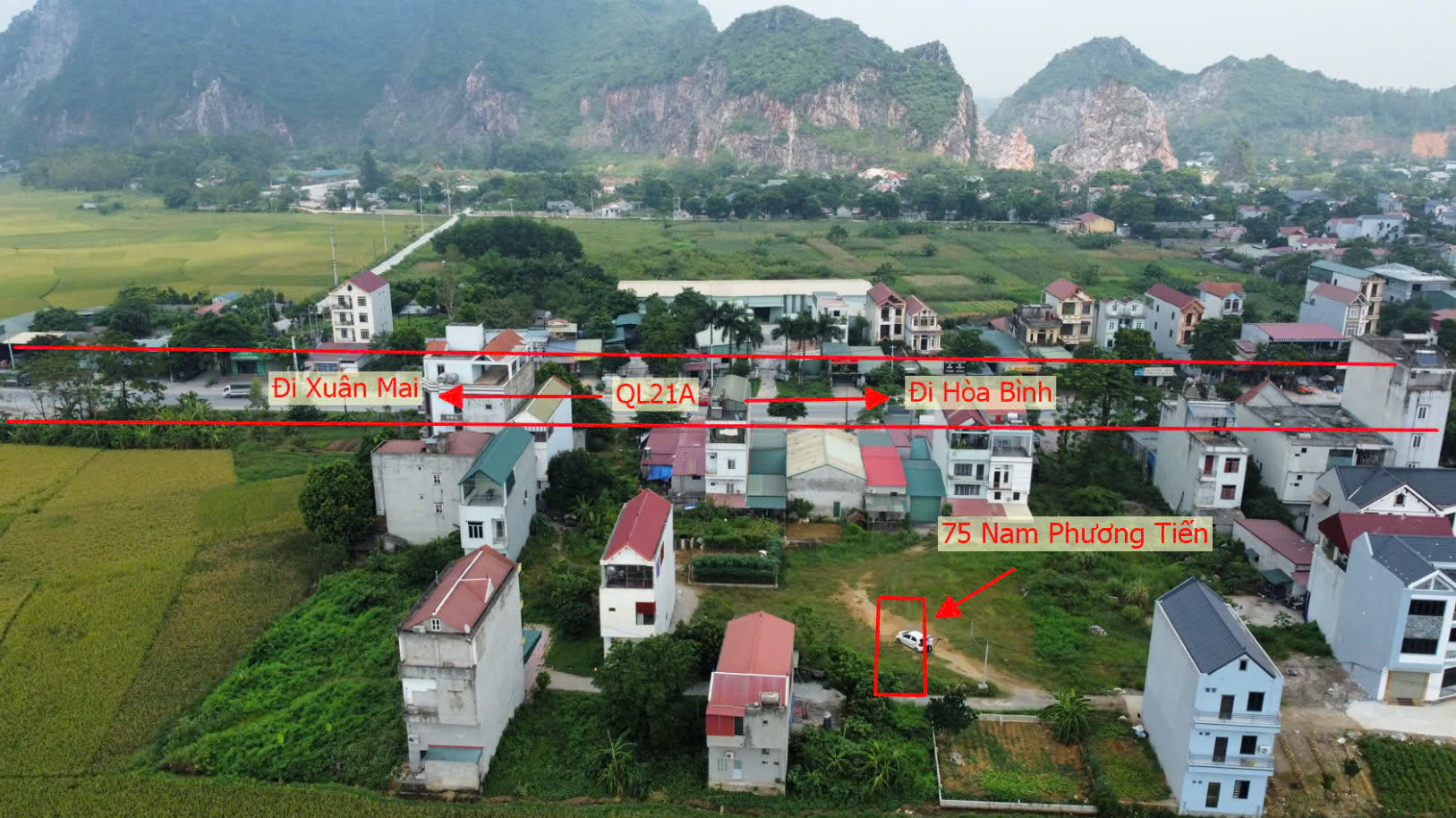 Hình ảnh Đất Đấu Giá Khu Lô 8 Chợ Cá Nam Phương Tiến Chương Mỹ Làn 2 QL21A Nằm Trong Quy Hoạch Đô Thị Vệ Tinh Xuân Mai