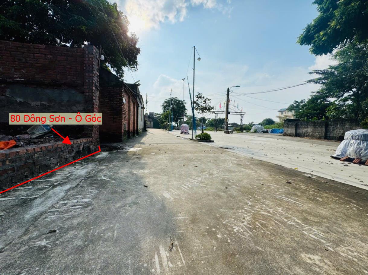 Hình ảnh Bán Lô Góc 2 Mặt Tiền 80m Tại Đông Sơn Mặt Trục Chính Kinh Doanh Cách QL6A Đang Mở Rộng Chỉ Hơn 1km