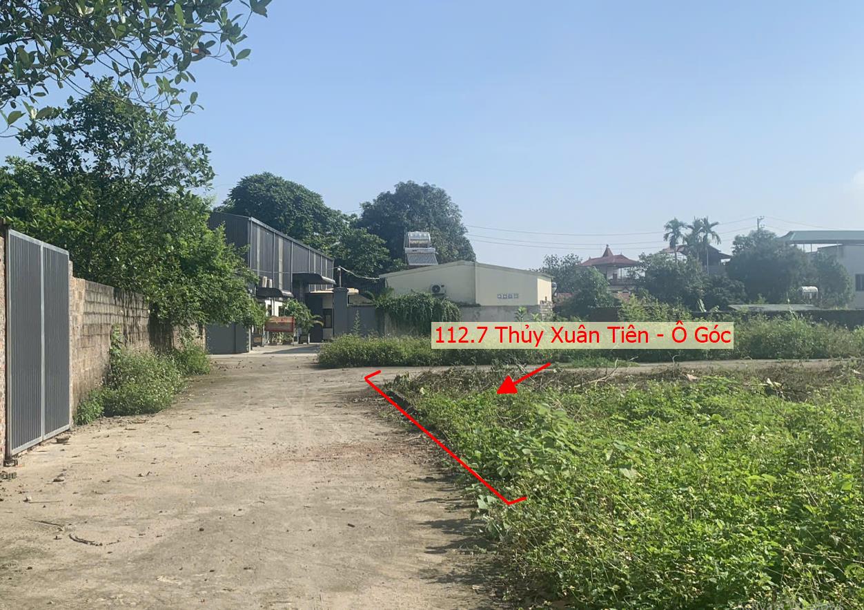 Hình ảnh Bán Lô Góc 2 Mặt Thoáng 112.7m Tại Thủy Xuân Tiên Ô Tô Đỗ Tận Đất Sát Trục Kinh Doanh Gần QL21A 