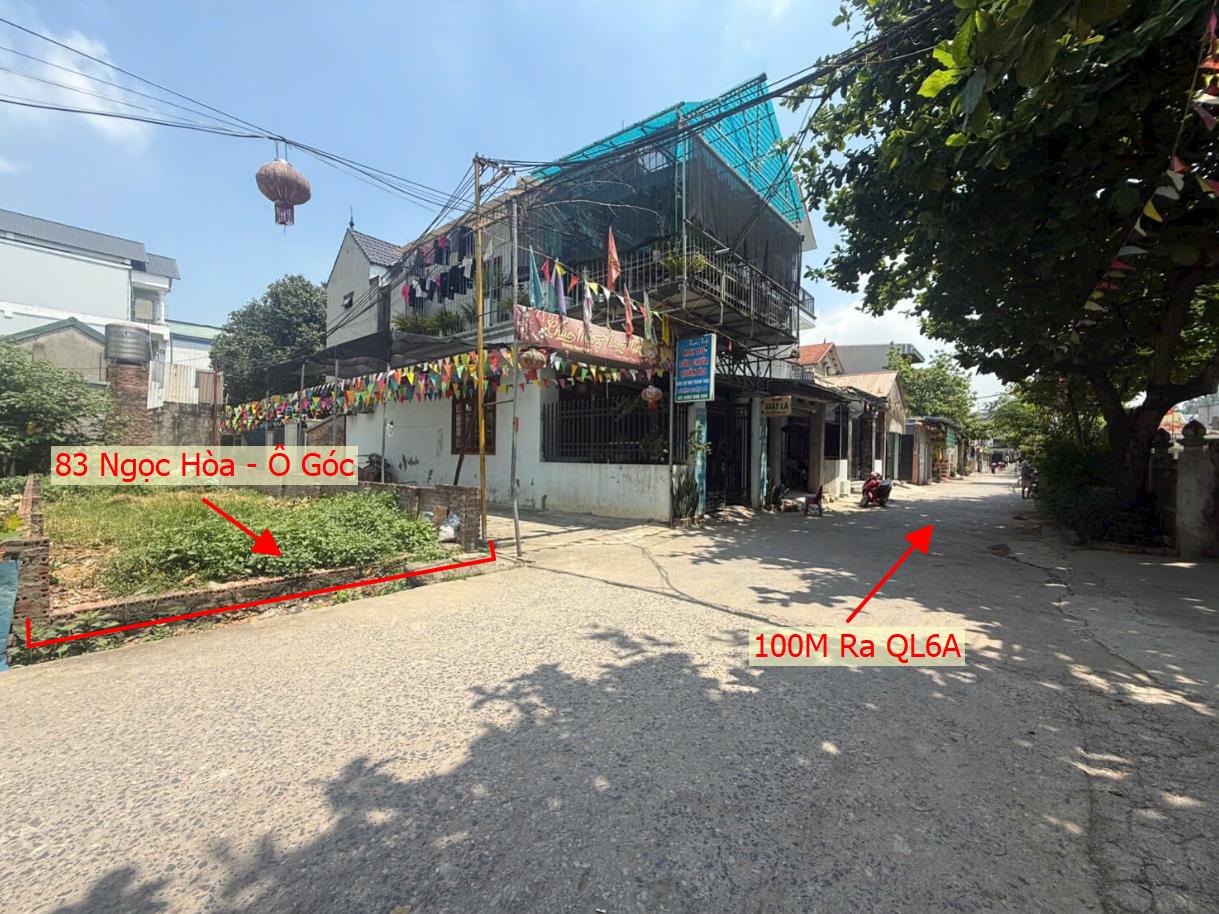 Hình ảnh Bán Thửa Đất 83m Lô Góc Tại Ngọc Hòa Chương Mỹ Hà Nội| Đất Thổ Cư Lô Góc Tại Ngọc Hòa Chương Mỹ