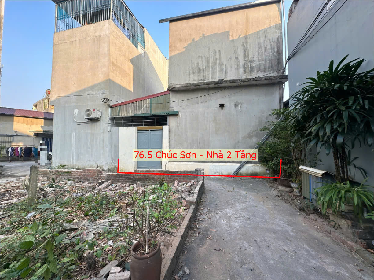 Hình ảnh Bán Nhà 2 Tầng Gần Trục Chính Liên Xã Ngay Trung Tâm Hành Chính Thị Trấn Chúc Sơn Giá Chỉ Vài Tỷ