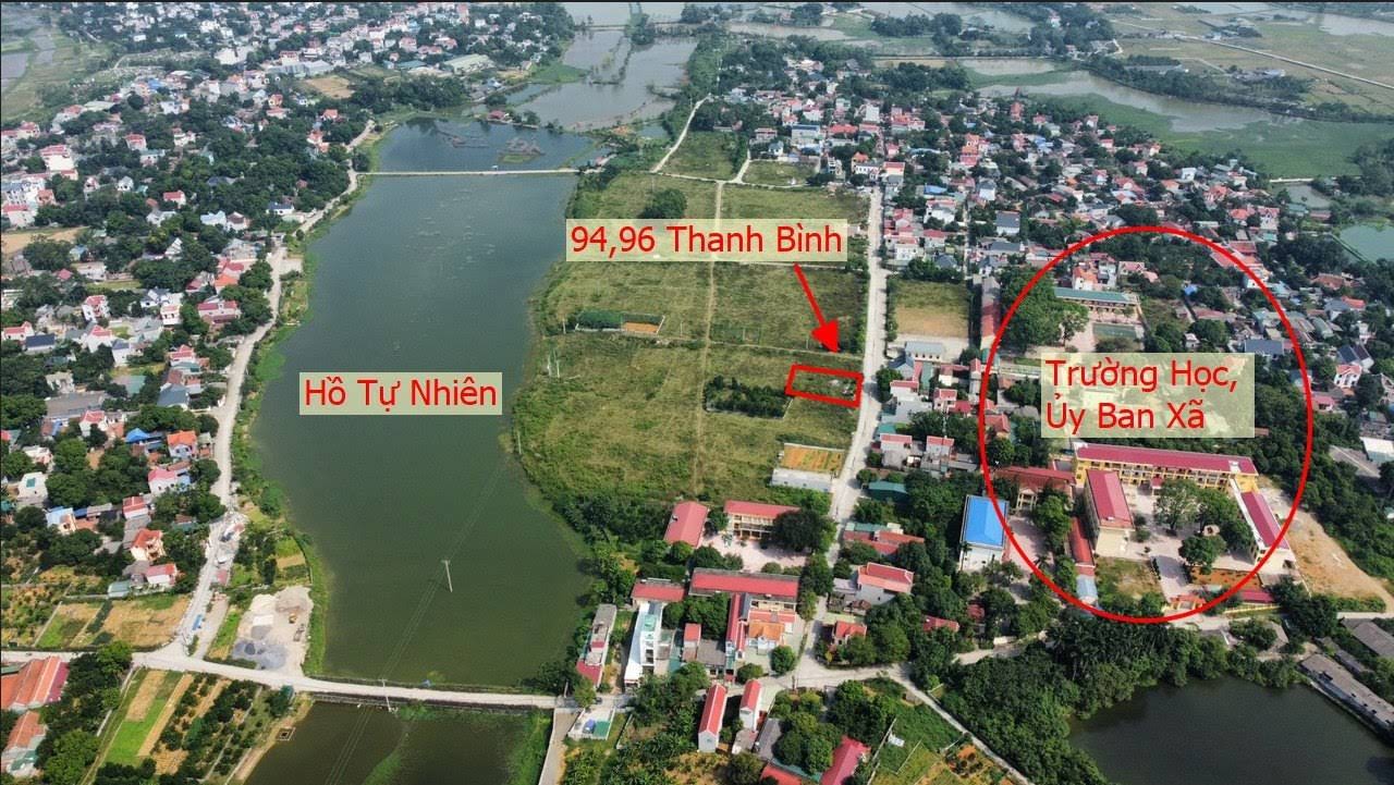 Hình ảnh Lô đất đấu giá Đồng Sắn mặt đường kinh doanh 95m2 lòng đường rộng 12m cạnh trường mầm non xã Thanh Bình