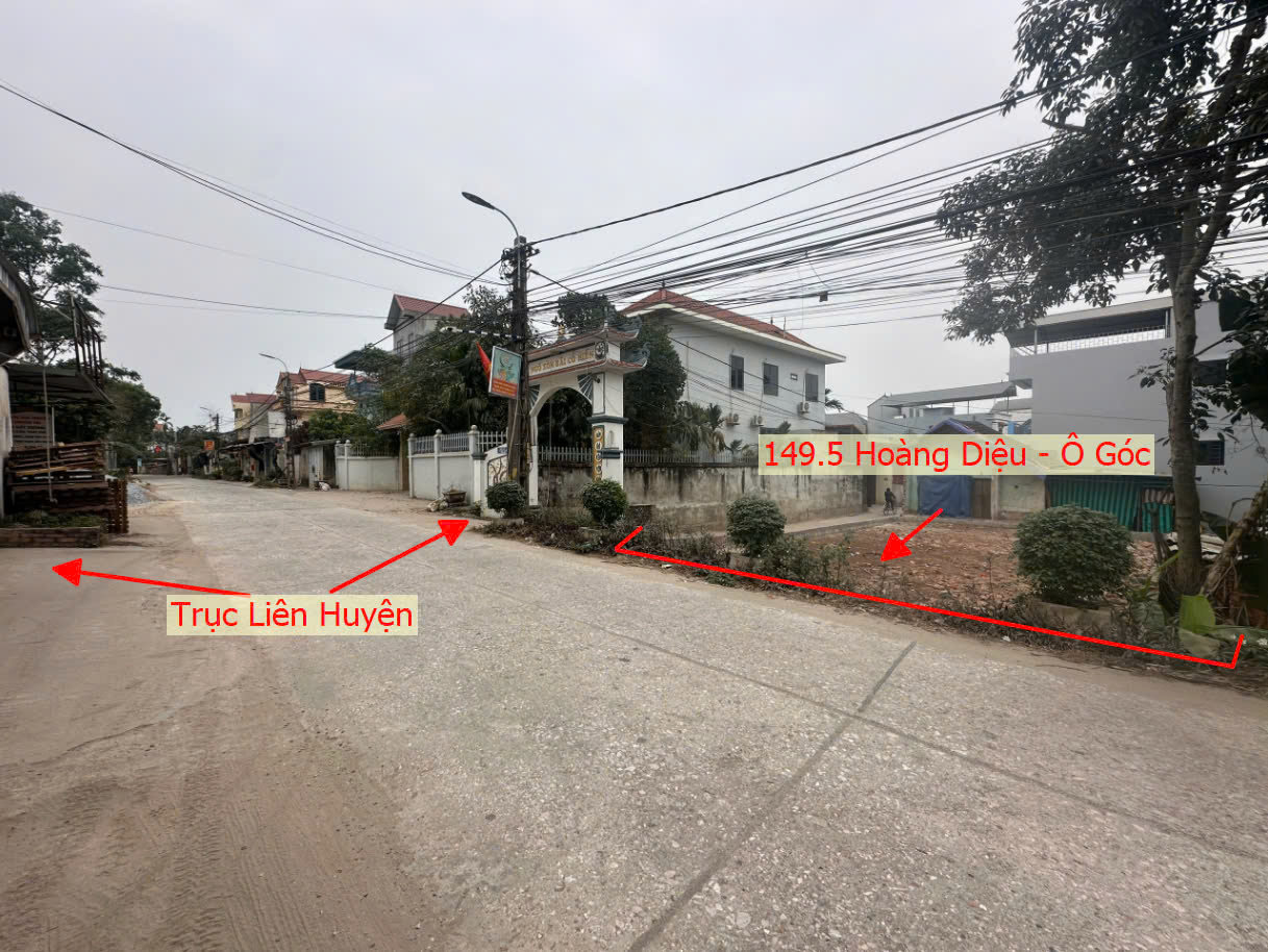 Hình ảnh Bán Đất Hoàng Diệu Mặt Đường Kinh Doanh Liên Xã Ngay Gần Trung Tâm Xã Hoàng Diệu
