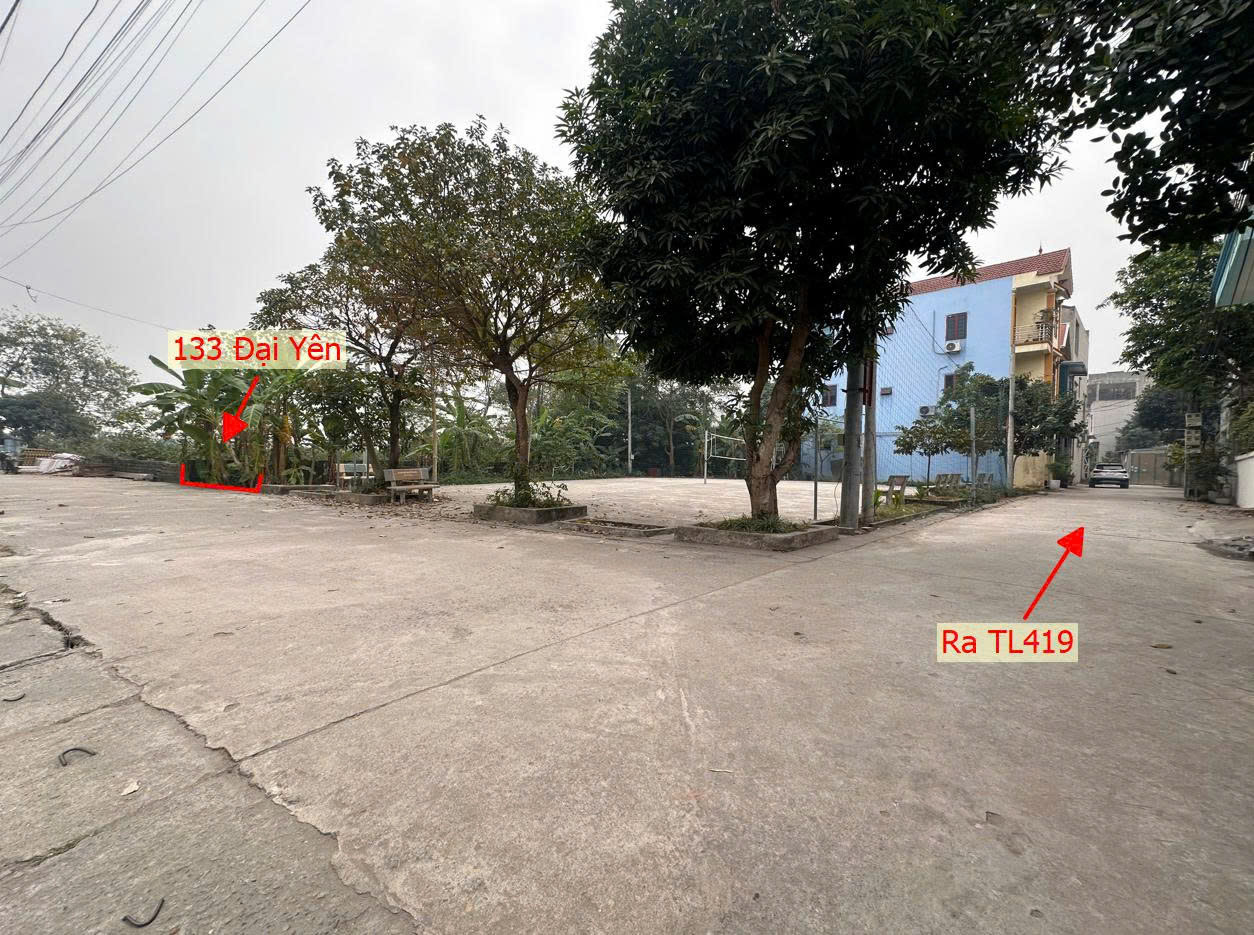 Hình ảnh Bán Thửa Đất 133m Tại Đại Yên Chương Mỹ Đường Ô Tô Tránh Thuộc Làn 2 Đường TL419