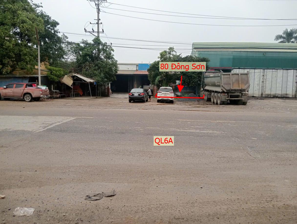 Hình ảnh Bán Thửa Đất 80m Tại Đông Sơn Mặt Đường Kinh Doanh QL6A Đang Mở Rộng Giá Chỉ Hơn 2 Tỷ