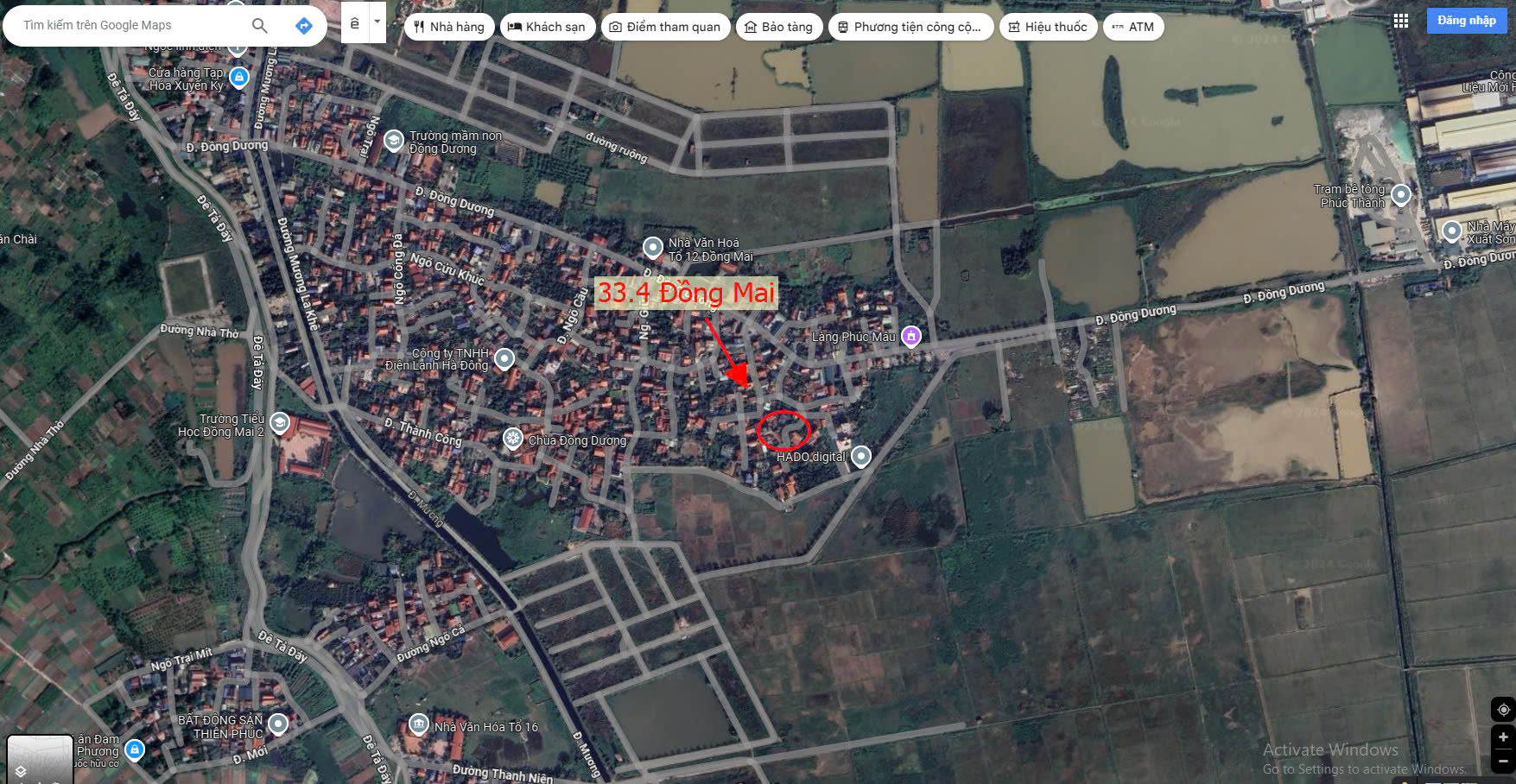 Hình ảnh Bán Đất Đồng Mai Sát Trục Kinh Doanh Liên Huyện Gần Khu Đất Dịch Vụ Đồng Mai 