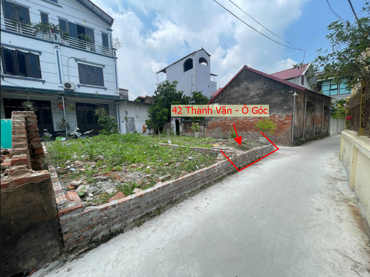 Hình ảnh Bán Lô Góc 2 Mặt Tiền Full Thổ Cư Ngay Trung Tâm Hành Chính Xã Thanh Văn