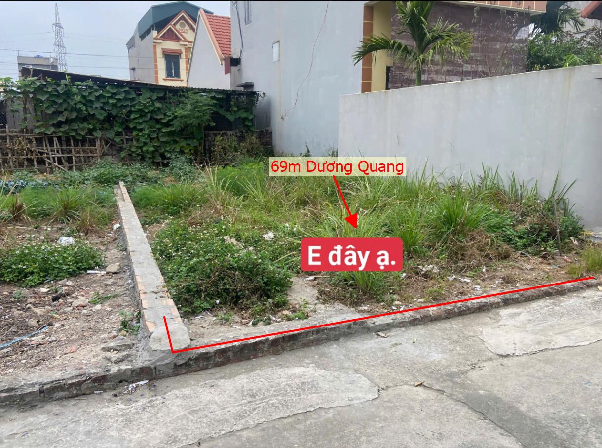 Hình ảnh Bán Lô Đất 69m Tại Dương Quang Mỹ Hào Bám Đường Bê Tông Ô Tô vào Tận Đất gần Nhiều KCN Giá Đầu Tư