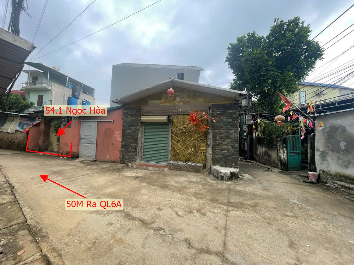 Hình ảnh Bán Đất Sẵn Nhà Cấp 4 Ô Tô Đỗ Tận Nhà Ngay Sát Mặt Đường Kinh Doanh QL6A Tại Ngọc Hòa Chương Mỹ