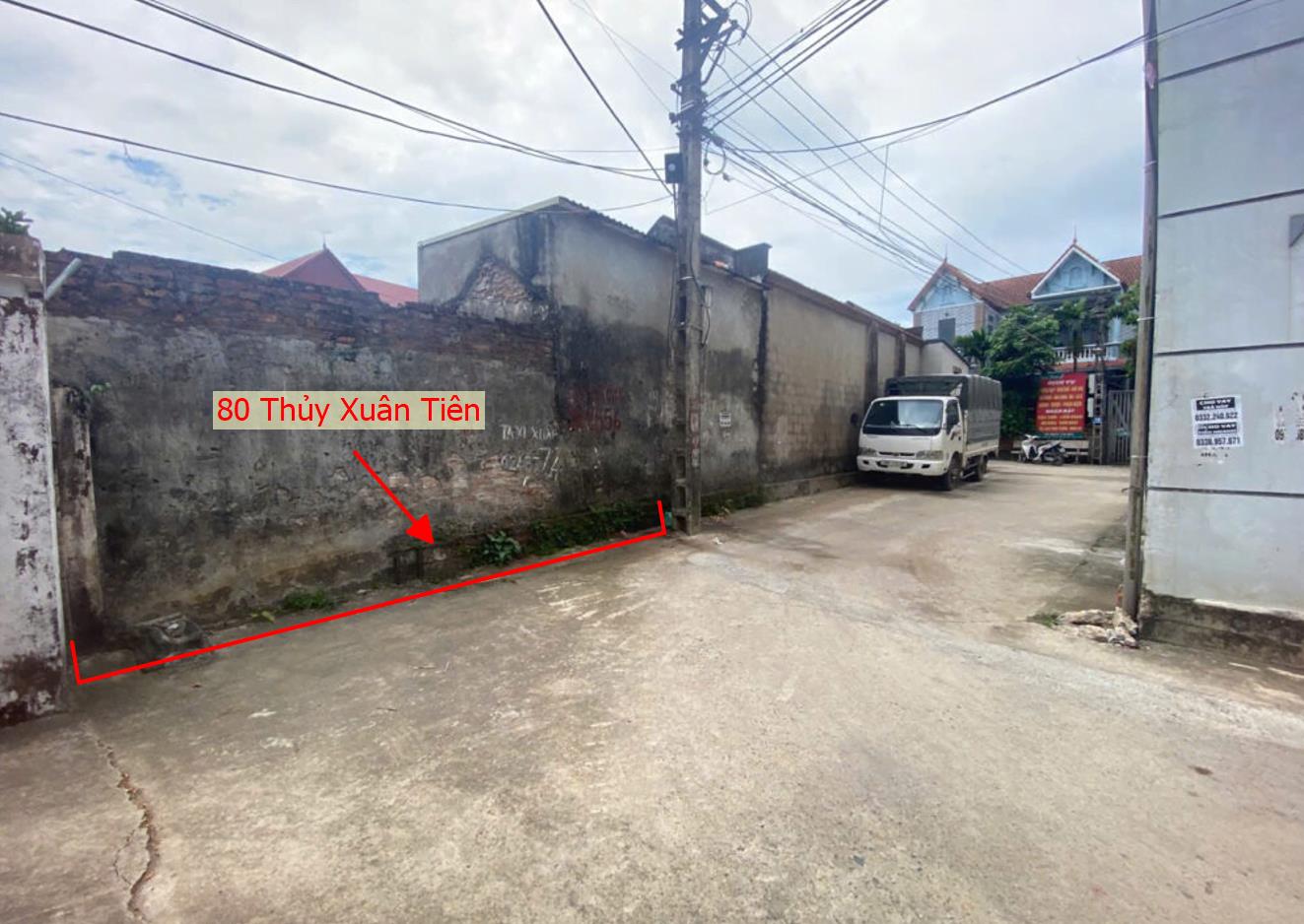 Hình ảnh Bất Động Sản Xuân Mai Bán Đất Phân Lô Khu Vực Thủy Xuân Tiên Đường Ô Tô Tránh Sát Trục Chính Kinh Doanh Liên Xã