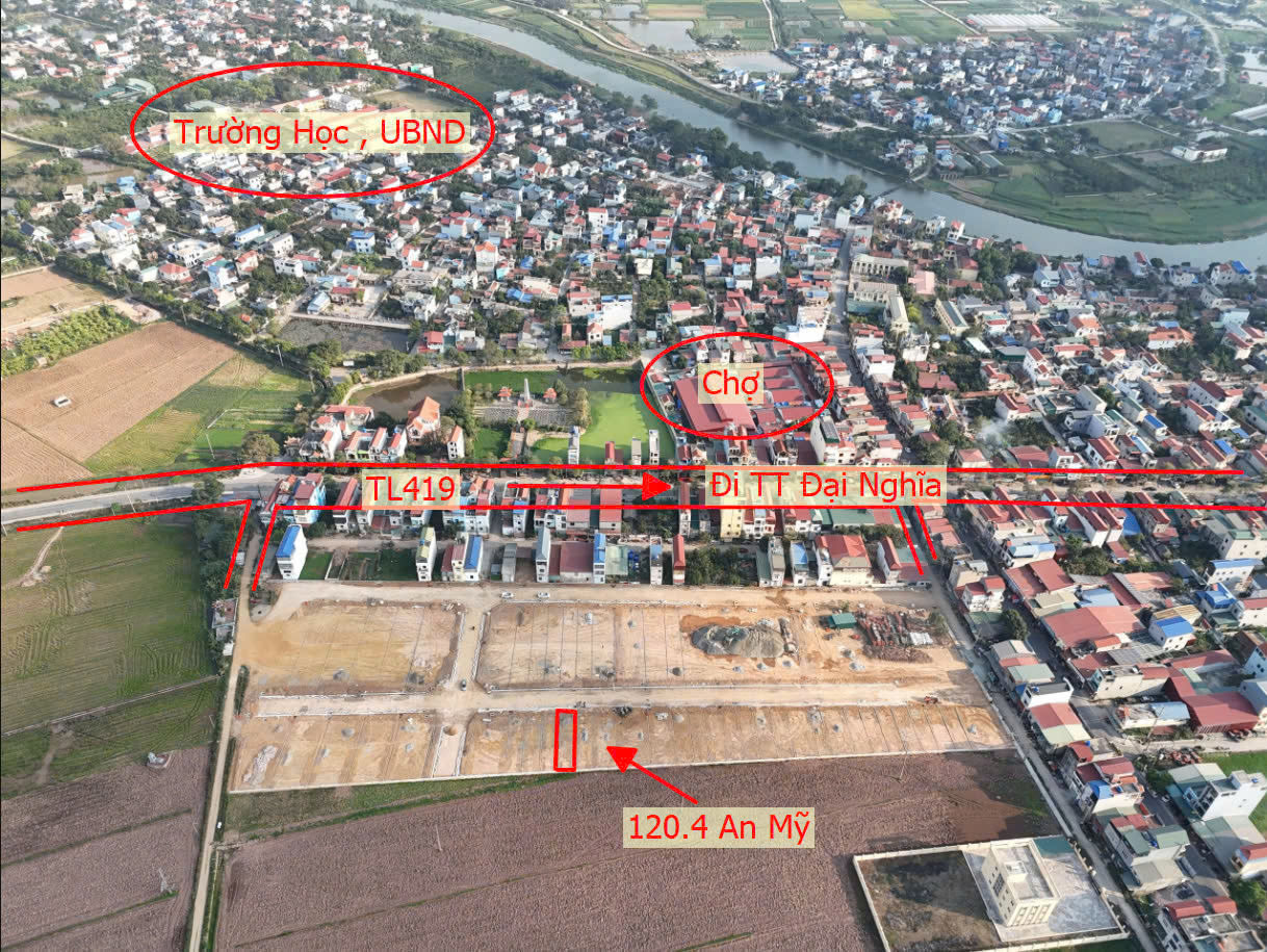 Hình ảnh Bán Đấu Giá Xã An Mỹ Sát Mặt Đường Kinh Doanh TL419 Ngay Trung Tâm Xã An Mỹ Huyện Mỹ Đức