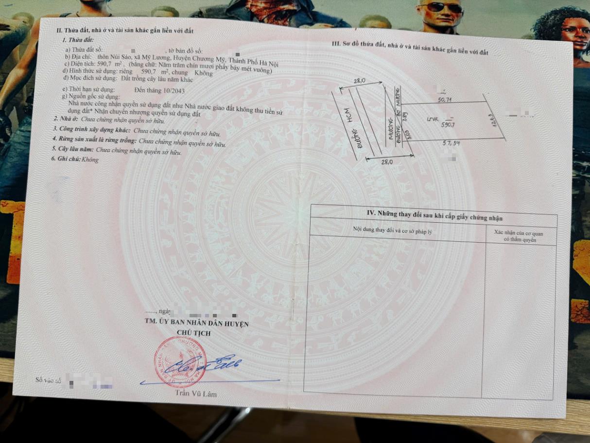 Hình ảnh Bất Động Sản Trần Phú Bán Đất Khu Vực Mỹ Lương Bám Mặt Đường Kinh Doanh QL21A Giá Chỉ Vài Tỷ