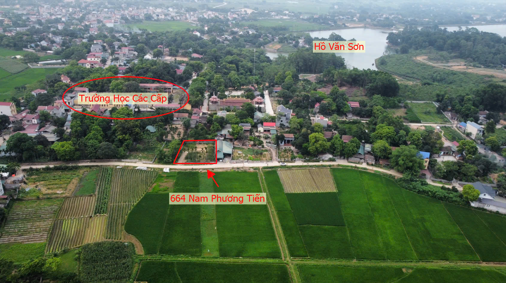 Hình ảnh Bán Đất Nam Phương Tiến Đường Ô Tô Tránh Mặt View Cánh Đồng Thoáng Mát Gần Hồ Văn Sơn Khu Nghỉ Dưỡng Skylake