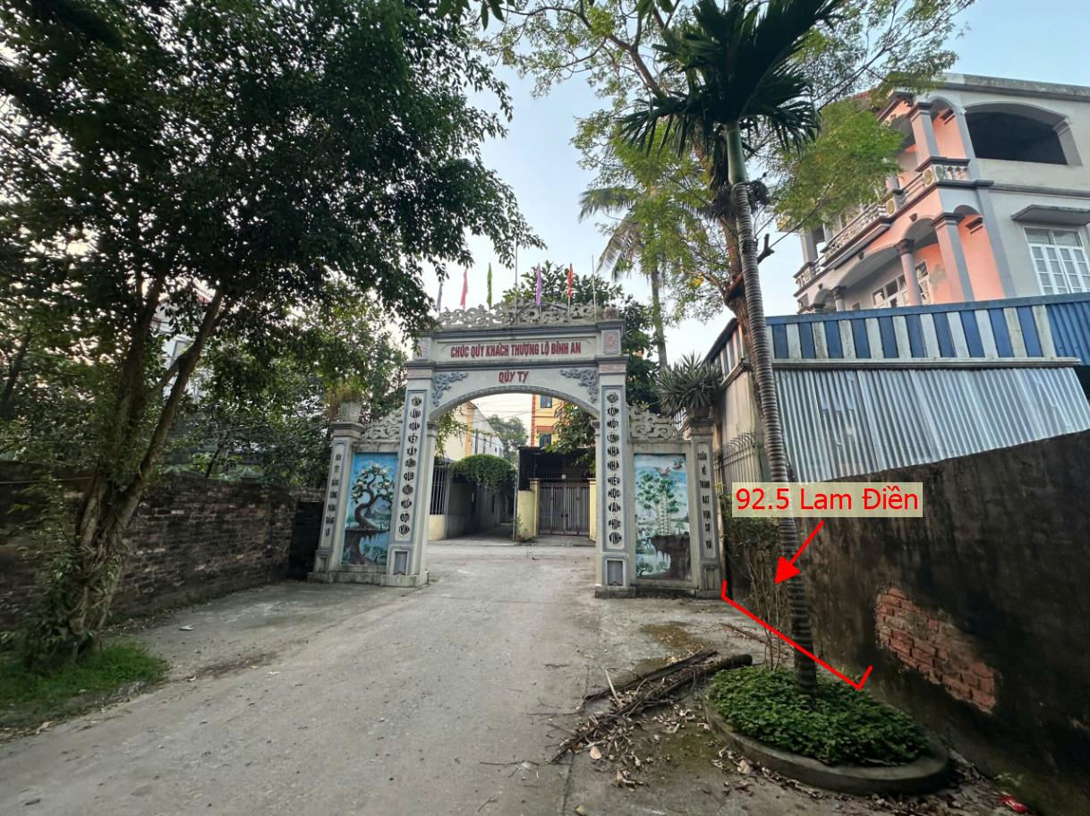 Hình ảnh Bán Đất Full Thổ Cư Sát Trục Kinh Doanh Liên Huyện Ngay Trung Tâm Hành Chính Xã Lam Điền 