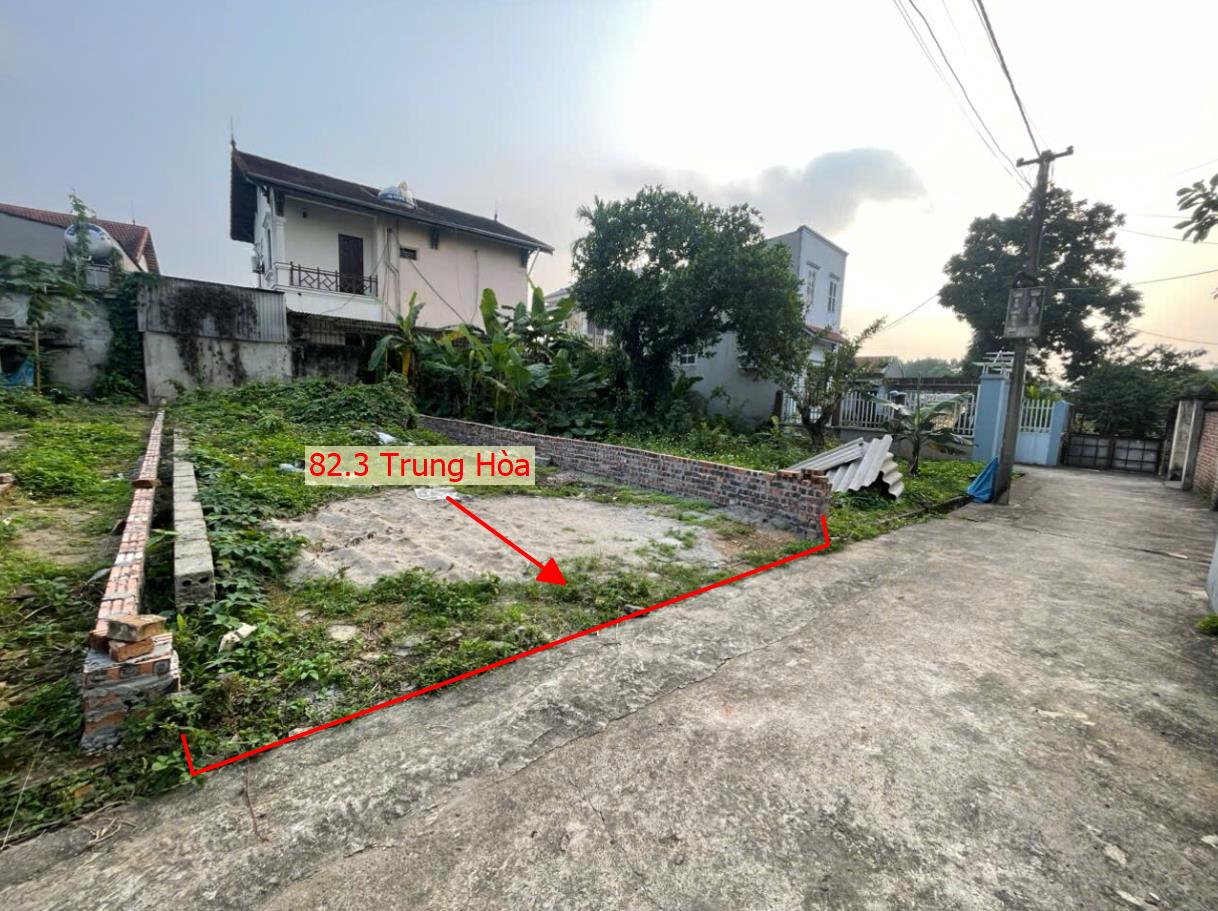 Hình ảnh Chủ Cắt Bán 82.3m Tại Trung Hòa Sát Mặt Đường Kinh Doanh Liên Xã Gần QL6A Đang Mở Rộng