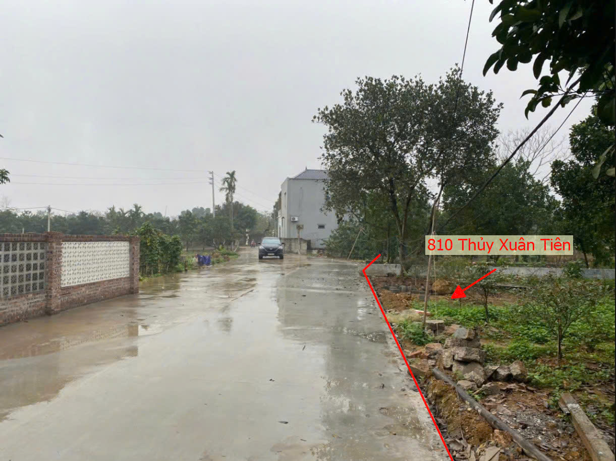 Hình ảnh Bán Thửa Đất 810m 2 Mặt Tiền Tại Thủy Xuân Tiên Ô Tô Đỗ Tận Đất Sát Trục Kinh Doanh Ngay Gần QL21A 