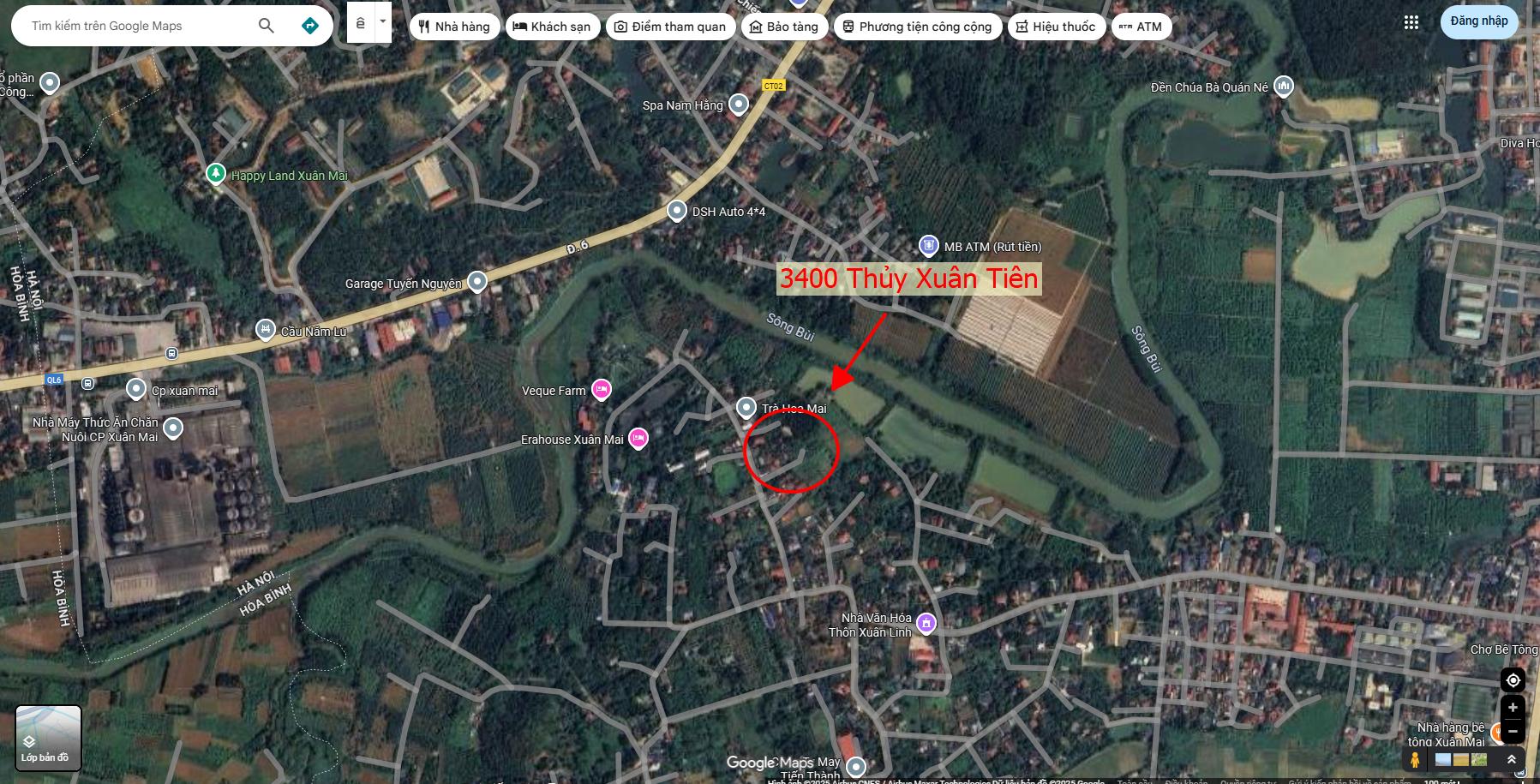 Hình ảnh Bán Thửa Đất 3400m Tại Thủy Xuân Tiên Ô Tô Đỗ Tận Đất Sát Trục Chính Kinh Doanh Liên Xã Gần QL21A