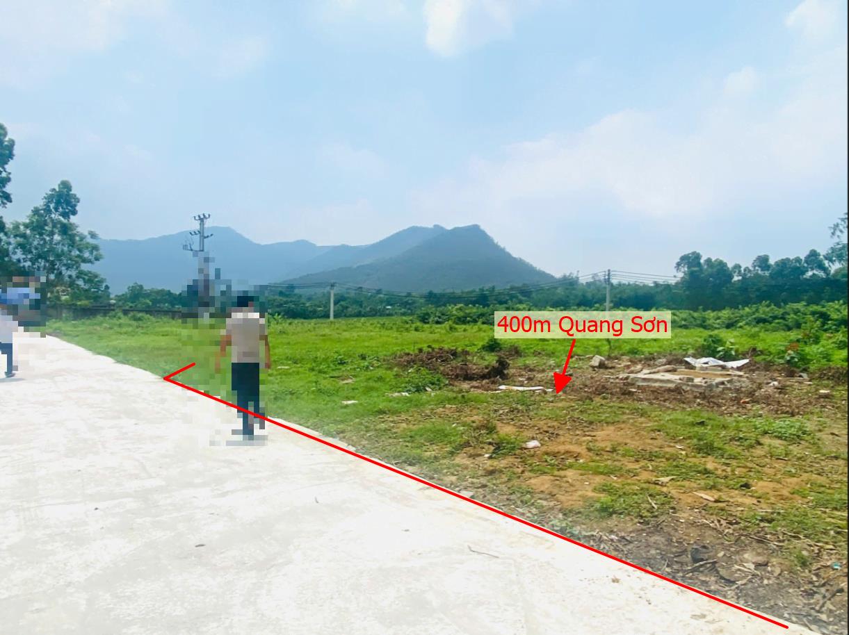 Hình ảnh Bán Lô Đất 400m Tại Quang Sơn Lập Thạch Bám Dường Bê Tông Ô Tô Vào Tận Đất Dân Cư Đông Đúc Sổ Đỏ Pháp Lý Rõ Ràng Giá Đầu Tư