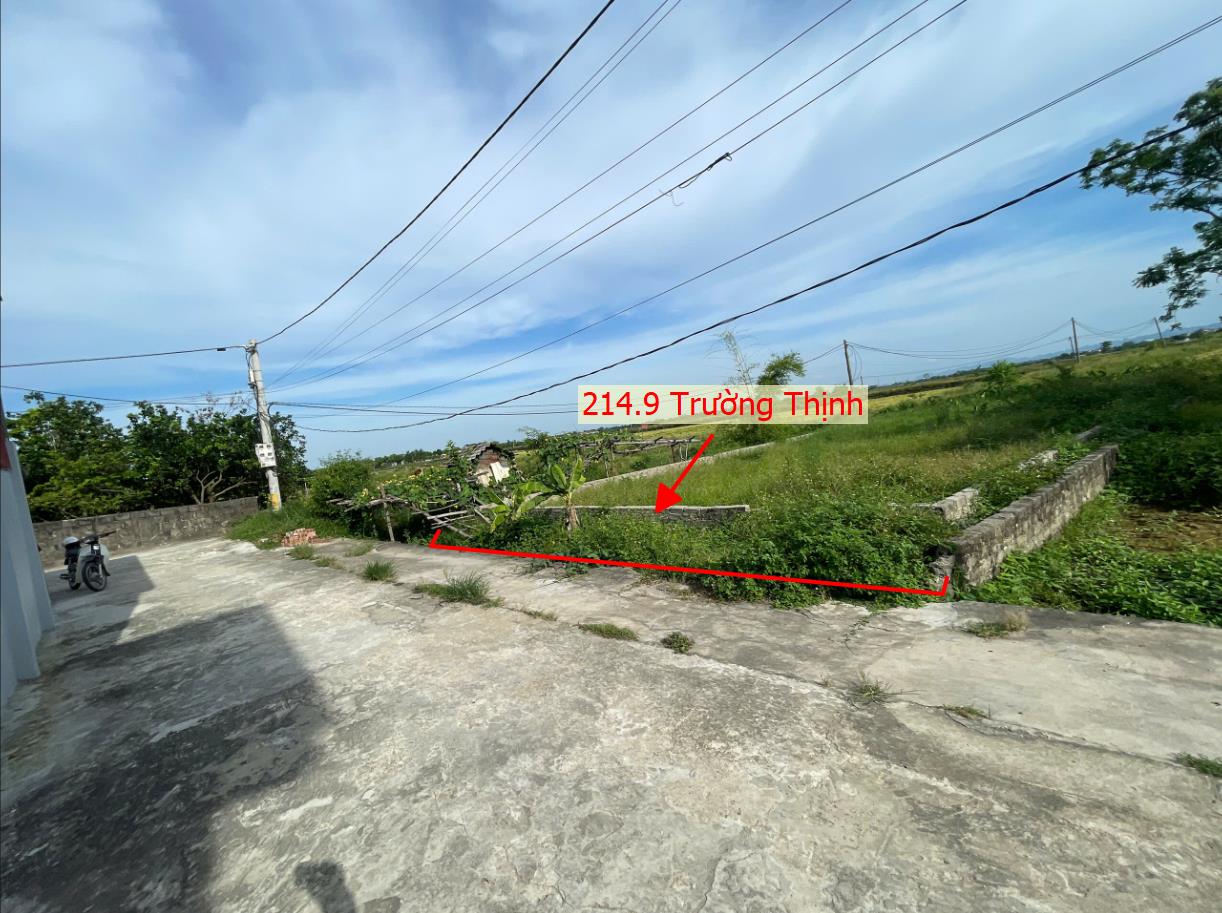 Hình ảnh Bán Thửa Đất 214.9m Tại Trường Thịnh Lô Góc 2 Mặt Thoáng Đường Thông Ô Tô Ngay Gần Đường QL21B