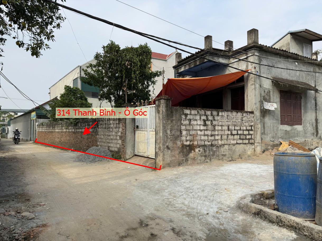 Hình ảnh Bán Lô Góc 2 Mặt Thoáng Full Thổ Cư 314m Tại Thanh Bình Đường Thông Ô Tô Gần QL6A Đang Mở Rộng