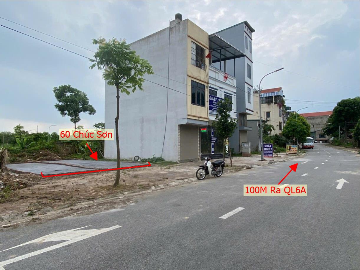 Hình ảnh Bán Đất Tái Định Cư Đồng Tía Thị Trấn Chúc Sơn Sát Trục Liên Xã Gần QL6A