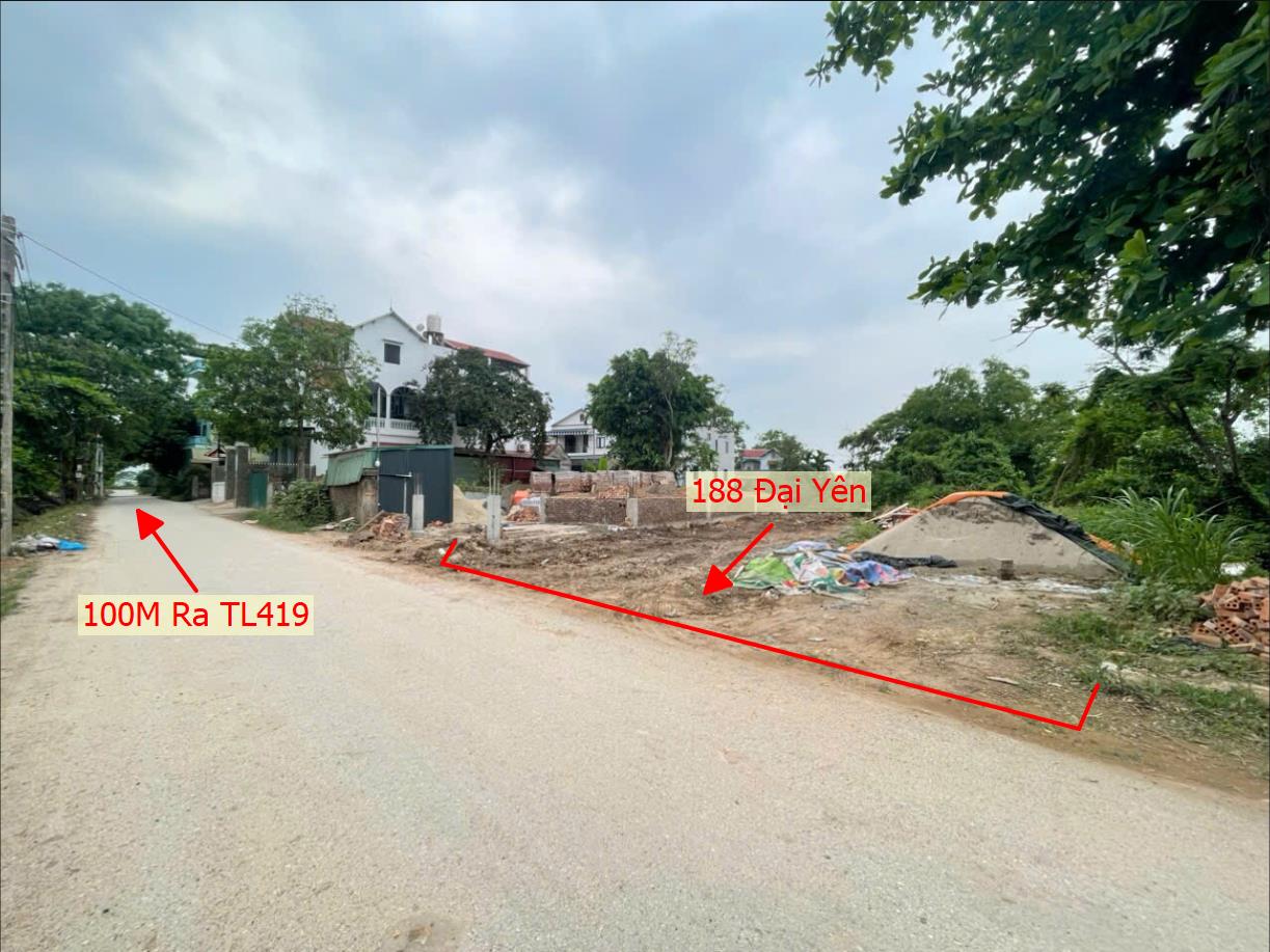 Hình ảnh Bán Thửa Đất 188m Tại Đại Yên Chương Mỹ Đường Ô Tô Tránh Ngay Sát Mặt Đường Kinh Doanh TL419
