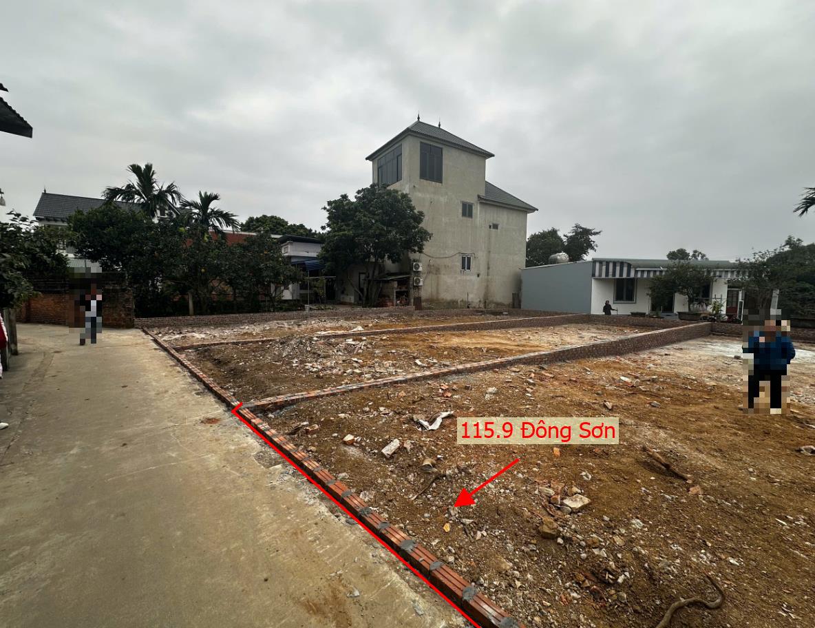 Hình ảnh Bán Đất Phân Lô Đông Sơn Ô Tô Đỗ Tận Đất Ngay Sát Trục Chính Kinh Doanh Liên Xã Cách QL6A Chỉ Hơn 1km