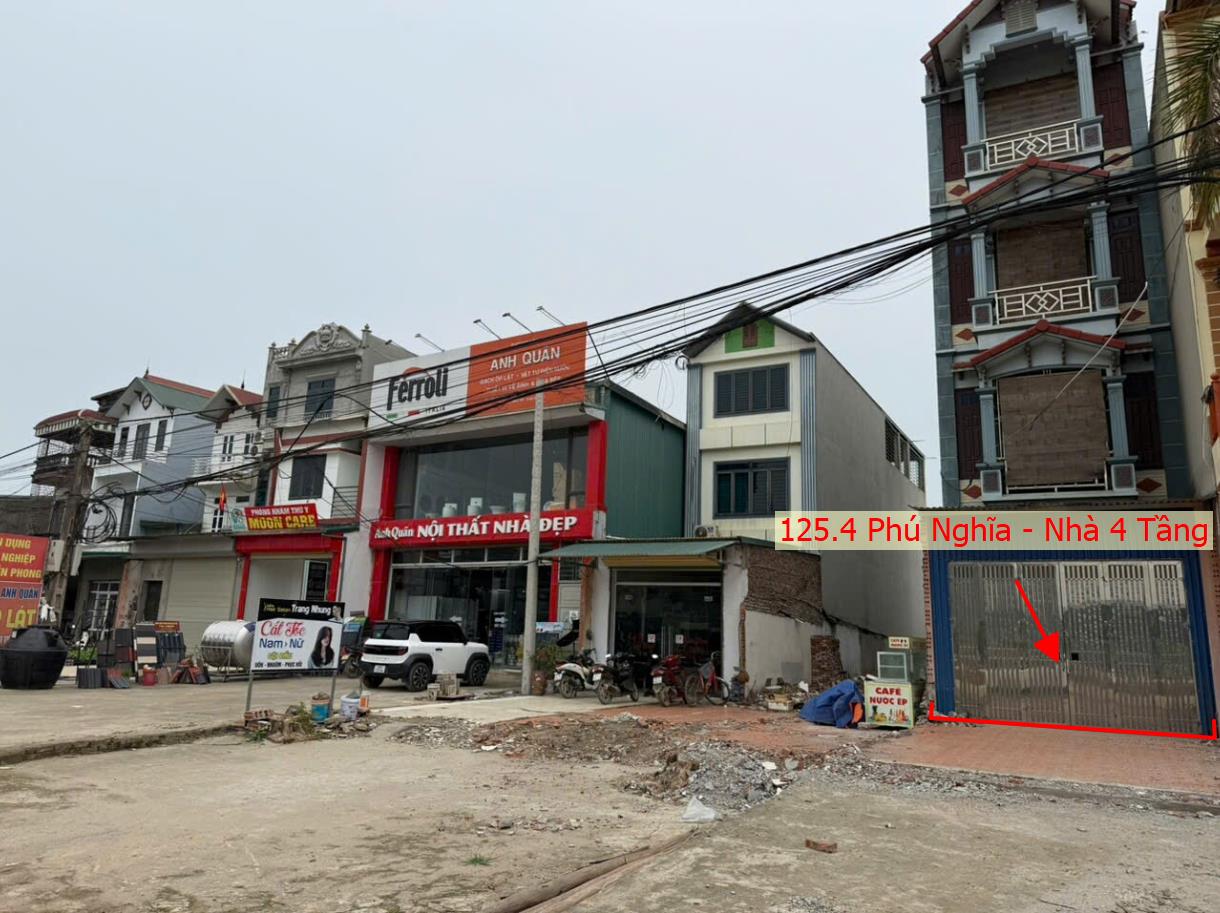Hình ảnh Bất Động Sản Phú Nghĩa Bán Nhà 4 Tầng Khu Vực Xã Phú Nghĩa Bám Mặt Đường QL6A Đang Mở Rộng Đối Diện Công Ty Thực Phẩm CP