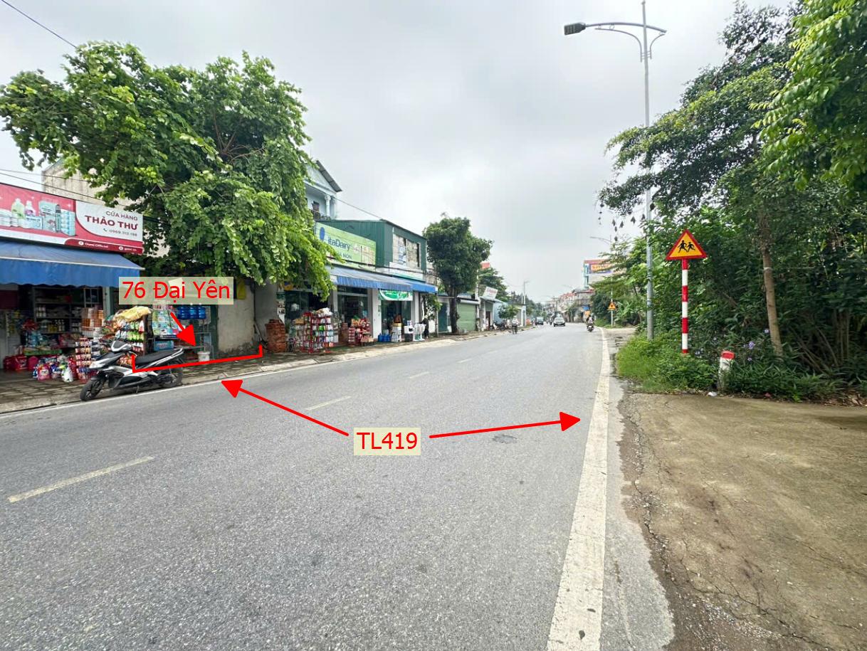 Hình ảnh Bán Đất Full Thổ Cư Tặng Nhà Cấp 4 76m Tại Đại Yên Bám Mặt Đường Kinh Doanh TL419 