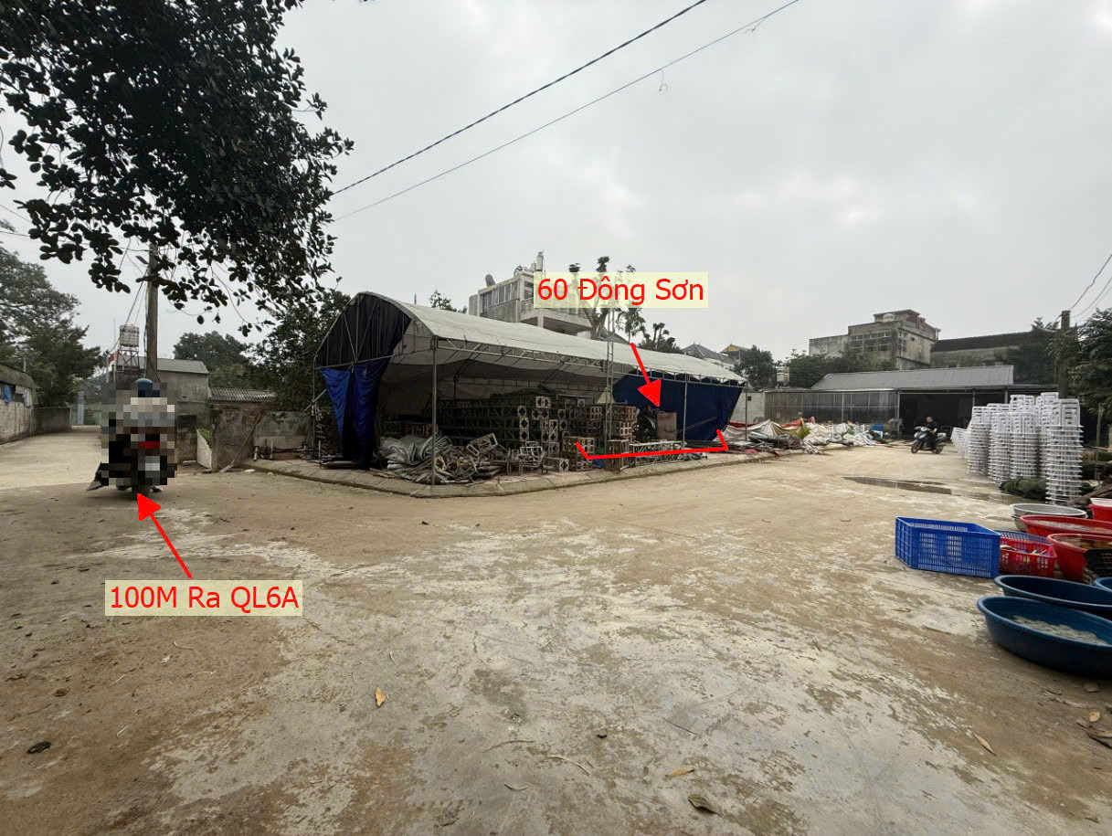 Hình ảnh Bán Đất Đông Sơn Sát Mặt Đường Kinh Doanh QL6A Đang Mở Rộng Ngay Gần Chợ Gốt Đông Sơn