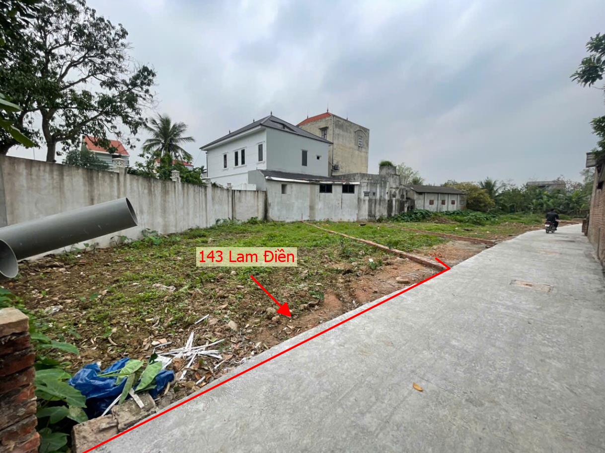 Hình ảnh Bán Thửa Đất 143m Tại Lam Điền Sát Trục Kinh Doanh Gần Đường Cao Tốc Liên Xã Máng 7