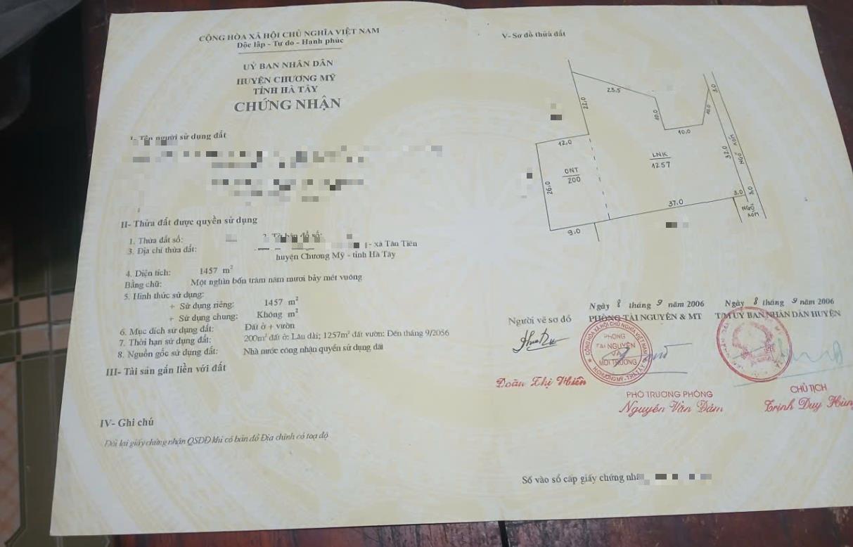 Hình ảnh Bán Thửa Đất 1457m Tại Tân Tiến Sát Trục Chính Kinh Doanh Liên Xã Cách QL21A Chỉ Vài Km