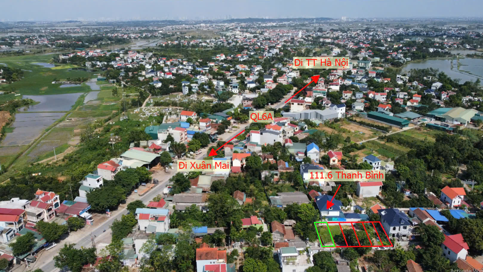 Hình ảnh Bán Đất Thanh Bình Ô Tô Vào Tận Đất Gần QL6A Đang Triển Khai Mở Rộng | Đất Phân Lô Thanh Bình