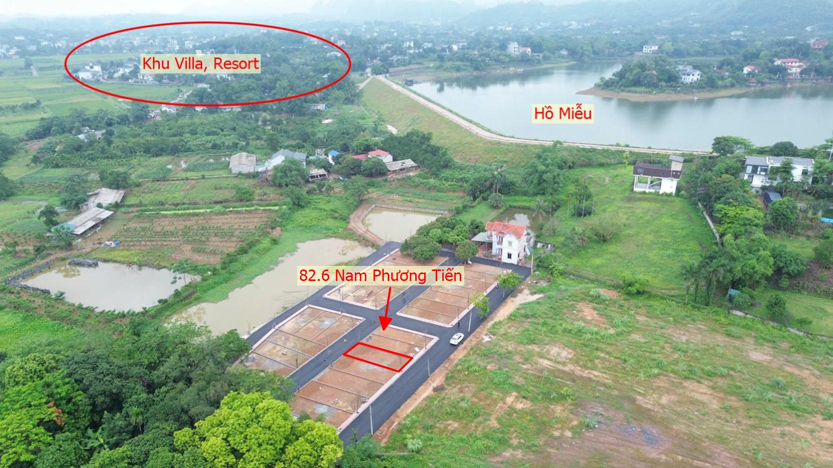 Hình ảnh Bất Động Sản Xuân Mai Bán Đất Phân Lô Khu Vực Nam Phương Tiến Sát Hồ Miễu Thoáng Mát Cạnh Khu Nghỉ Dưỡng La Saveur Hòa Bình