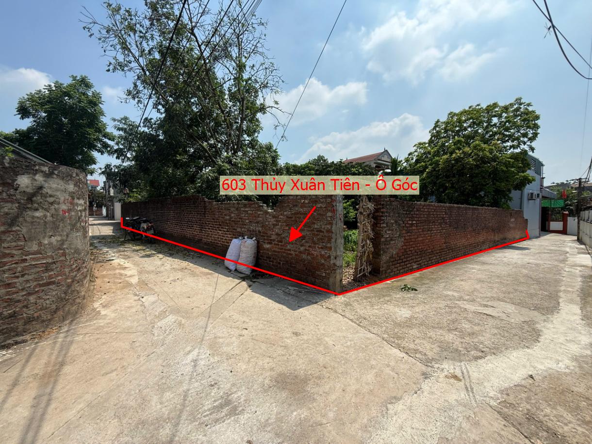 Hình ảnh Bất Động Sản Xuân Mai Bán Đất Khu Vực Thủy Xuân Tiên Lô Góc 2 Mặt Thoáng Đường Thông Ô Tô Gần QL6A Đang Mở Rộng