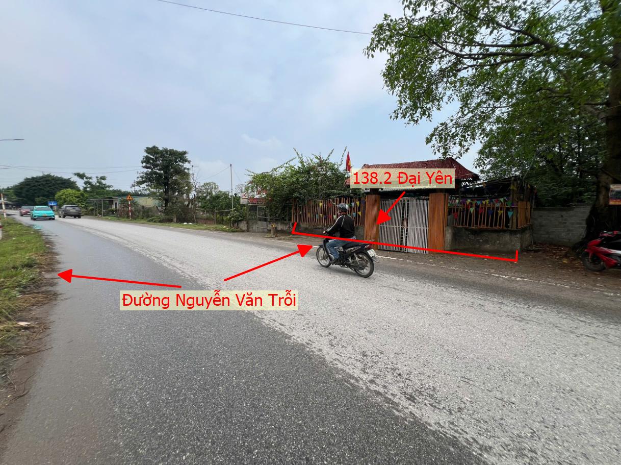 Hình ảnh Bất Động Sản Chương Mỹ Bán Đất Khu Vực Đại Yên Mặt Đường Kinh Doanh Nguyễn Văn Trỗi Sát Trung Tâm Huấn Luyện Cảnh Sát Cơ Động