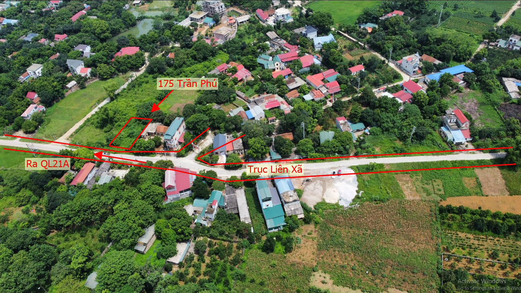 Hình ảnh Bán Thửa Đất 175m Tại Trần Phú Mặt Đường Liên Xã Gần View Hồ Hương Kệ Cực Đẹp Giá Chỉ Nhỉnh 2 Tỷ