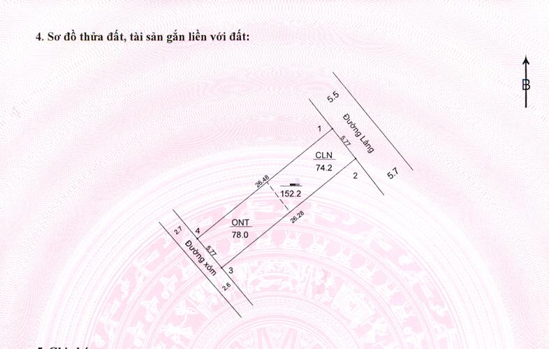 Hình ảnh Bán Thửa Đất 152.2m Tại Hoàng Văn Thụ 2 Mặt Thoáng Đường Thông Ô Tô Sát Trục Chính Kinh Doanh Liên Xã