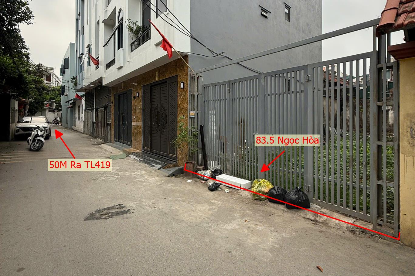 Hình ảnh Bán Đất Full Thổ Cư 83.5m Tại Ngọc Hòa Mặt Trục Chính Kinh Doanh Ngay Sát Đường TL419