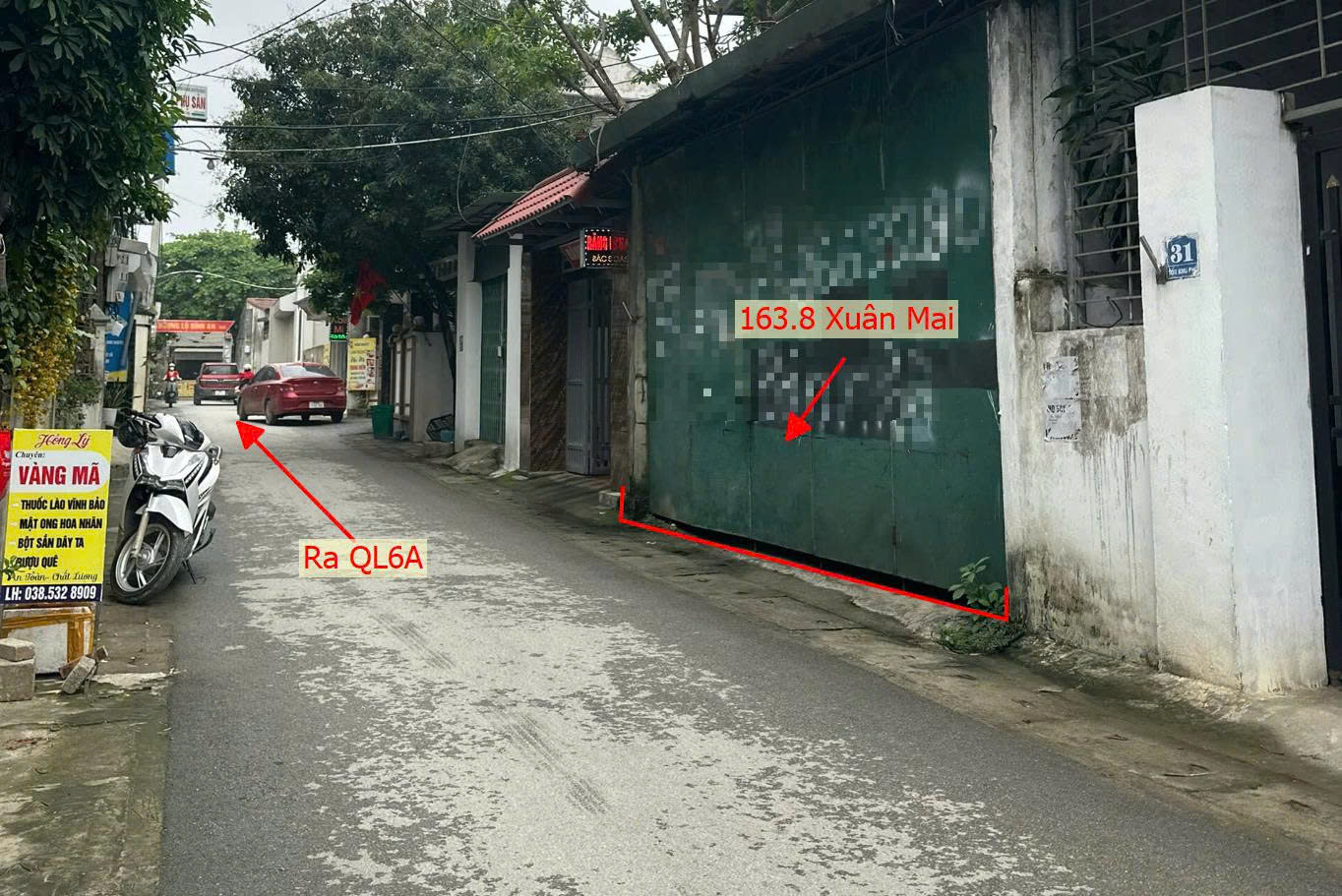Hình ảnh Bán Thửa Đất 163.8m 2 Mặt Tiền Tại Xuân Mai Sẵn Kho Xưởng Mặt Trục Kinh Doanh Gần QL6A