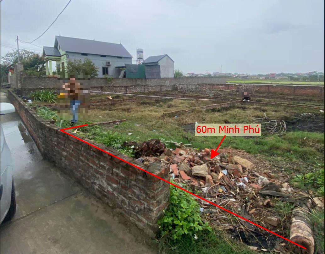 Hình ảnh Bán Lô Đất 60m Tại Minh Phú Sóc Sơn Bám ĐƯờng Bê Tông Ô Tô Vào Tận Đất Dân Cư Đông Đúc Giá Đầu Tư