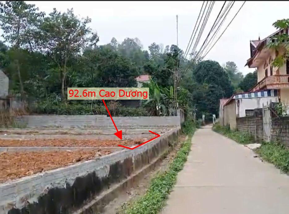 Hình ảnh Bán Lô Đất 92.6m Tại Cao Dương Lương Sơn Bám Đường Bê Tông Ô Tô vào Tận Đất Dân Cư Đông Đúc Giá Đầu Tư 