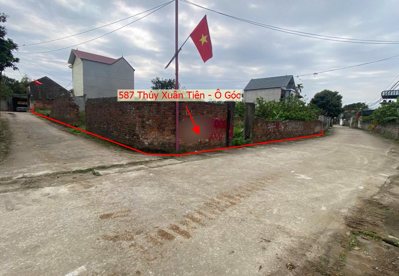 Hình ảnh Bán Lô Góc 2 Mặt Tiền 587m Tại Thủy Xuân Tiên Đường Ô Tô Tránh Gần Trục Kinh Doanh Liên Xã 