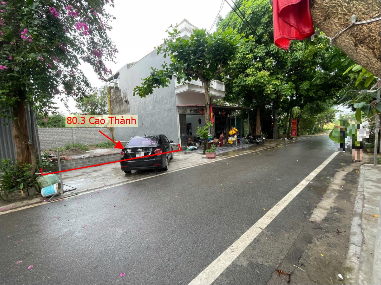 Hình ảnh Bán Thửa Đất 80.3m Tại Cao Thành Bám Mặt Đường Kinh Doanh Liên Xã Giá Chỉ Vài Tỷ
