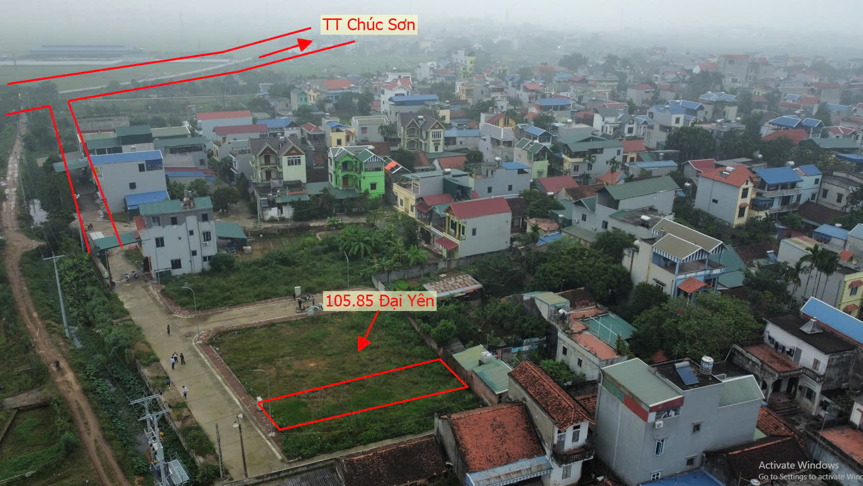 Hình ảnh Đất Đấu Giá Xã Đại Yên Giáp Thị Trấn Chúc Sơn Ngay Sát Mặt Đường Kinh Doanh Nguyễn Văn Trỗi 